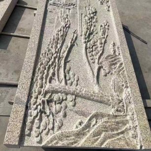 盘锦黄金麻别墅雕刻版 别墅私人定制