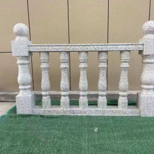 盘锦芝麻白阳台栏杆 花岗岩栏杆