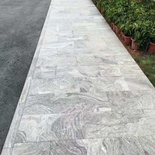 盘锦浪淘沙地铺石 夜里雪