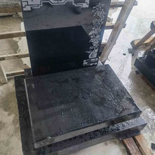 盘锦花岗岩墓碑石 墓碑 套墓