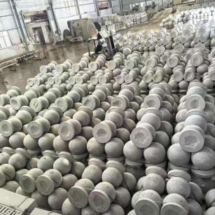 盘锦芝麻白圆球 石球 挡车球