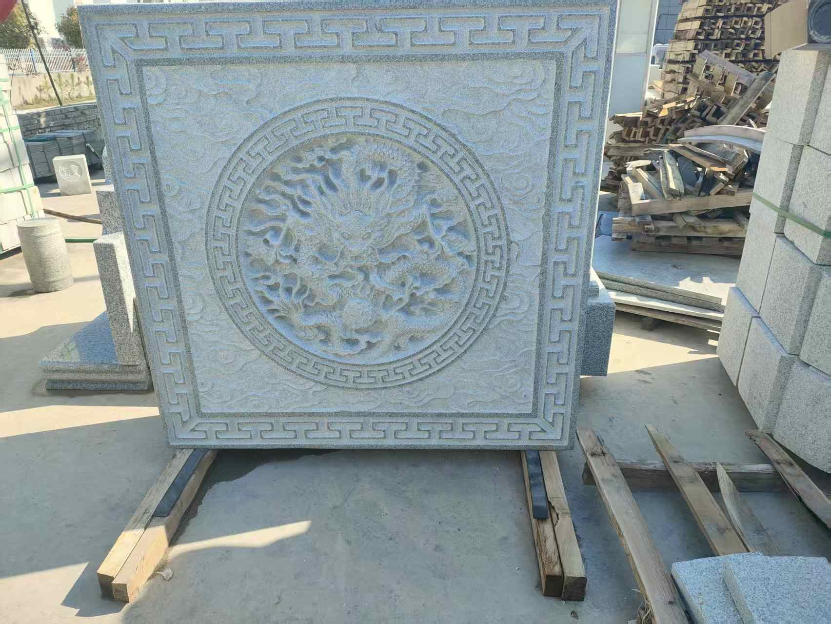 盘锦芝麻白芝麻灰别墅雕刻板