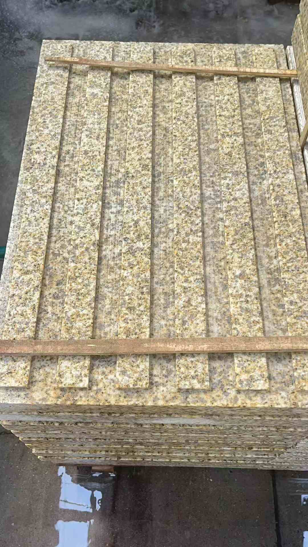 盘锦黄金麻盲道 石材盲道