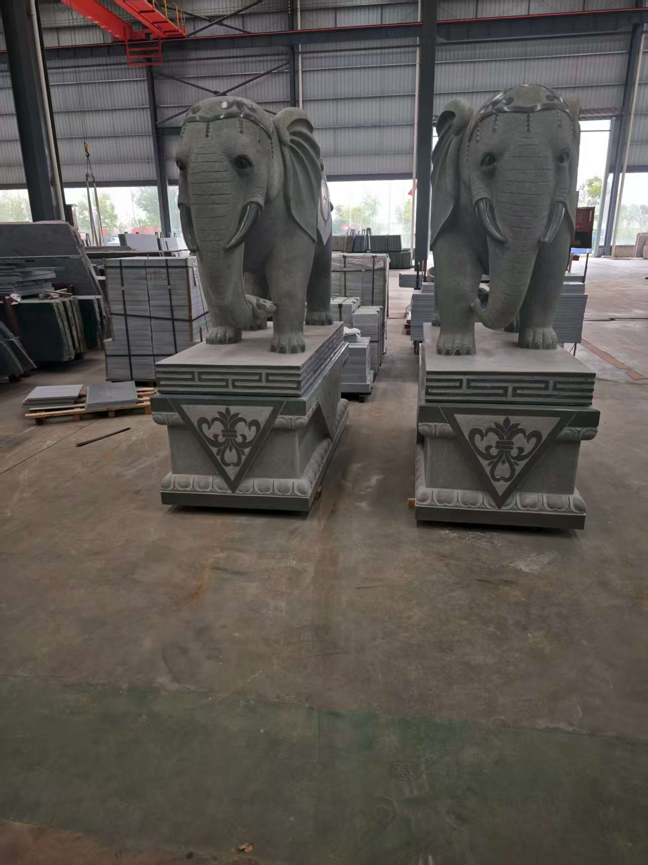 盘锦芝麻灰花岗岩对象 芝麻白芝麻灰大象