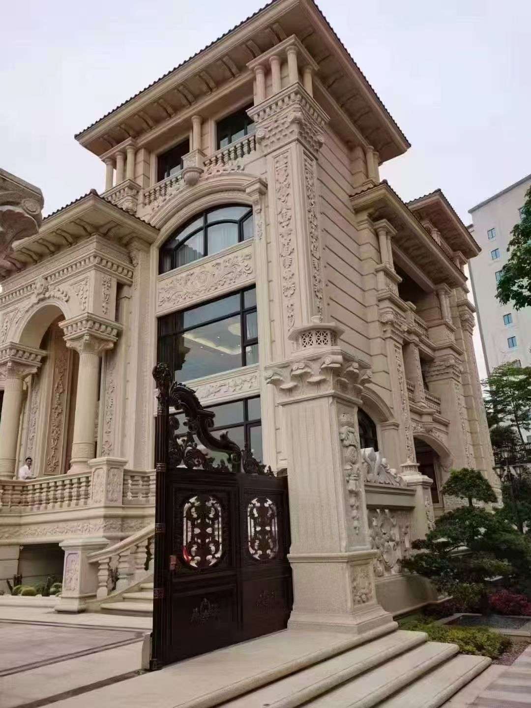 盘锦黄金麻别墅外墙异形定制